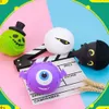 Brilho no halloween escuro fantasma fofo lumin lâmpada de demônio squishy bola sensorial anti estresse bola luminosa bola de crianças festas gi4597871