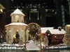 Julförsörjning Presentpåse dekorationer Hängsmycke ger säck strumpor ornament high-end randig stor röd och grön snögubbe snöflinga xmas strumpor