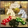 Украшения милые дети настольные лампы рождественские светодиоды фонари фламинго сердце сосновая форма дома ночной светло-украшения комнаты лампы моделирование Rx rw3il