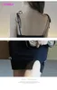 Ночная одежда женская сексуальная одежда для тела Brace Scoop Dress Открытые карманы без рукавов молнии на коленях 210416