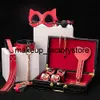 Massaggio Kit BDSM Set Bondage in vera pelle Manette fetish Collare Gag Frusta Regalo Erotico per adulti 18 Giocattoli sessuali per donne Giochi di coppie