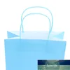 マルチカラーDIY多機能カラークラフト紙袋ハンドル祭ギフトバッグショッピング紙バッグ衣料品ギフトパッキングバッグ工場価格専門家