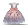 4-10 Yrs Baby Girls Elegant Princess Dress New Year Party Gowns Kids Dresses For Girls Wedding Dress Children Formal Wear 2586 Q2