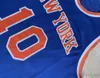 Personalizado XS-6XL Clássico Retro 2012-13 Basquete 7 Carmelo Anthony Jersey Costurado Retro Clássico Patrick Ewing John Starks Walt Frazier Latrell Sprewell Jerseys