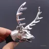 Zink Alloy Deer Elk Head Wine Stopp Drinks Bar Verktyg Nattklubb Tillbehör Jul Bröllopsfest Aerator T2i52345