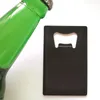 2021 noir bière ouvre-bouteille en acier inoxydable carte de crédit ouvre-bouteille pique carte barre outil cuisine Cocina