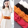 Ring Buckle Flannel Fashion Ladies Simple Versatile Super Wide Girdle Decorative Dress Coat Deerskin Velvet Pin Buckle Waistbsnd G220301