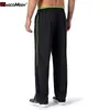 MAGCOMSEN Summer Joggers Men Gyms Pants Casual Sports Workout Trousers Quick Dry Fitness Tracksuit Breathable Mesh Trouser 210715