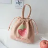 Étudiant Boîte À Lunch Sac Lumen Paquet INS Seau Petit Tissu Grande Main Toile Portable Pratique Sacs De Rangement