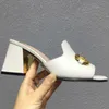 ヒールスリッパデザイナーサンダル女性靴本物の革の靴底頑丈な擦り傷サンダル7.5cm高さヒールスリッパビッグサイズデザイナーシュー34-43