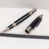 Luxury Writing pen High quality John F Kennedy Wine red and Dark Blue Metal Ballpoint pen Rollerball Fountain pens office school supplies with Serial Number