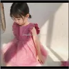 Dresses Clothing Baby Kids Maternity Drop Delivery 2021 Children Of The Child Summer Ed As Girls Birthday Party Clothes Princess Tutu Baby Ed