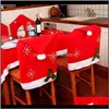Presidente ERS SASHES T￪xteis Gardencair ER Decora￧￵es alegres para casa Ornamentos de Natal Ano Navidad Xmas Gift Santa Claus Hat1 Deld Deliv