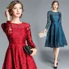 Formal Negócios Actividade Mulheres Vintage Vintage Vestidos Vestidos De Alta Qualidade Casual Vestido Casual Sundress Streetwear Robe Femme 210520