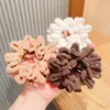 امرأة الأزياء scrunchies المخملية علاقات الشعر المعوية حبل الفتيات حاملي ذيل حصان المطاط الفرقة مرونة هيرباند اكسسوارات للشعر كوريا نمط 0849