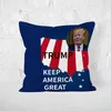 Trump 2024 Sierkussen Case Amerikaanse Vlag Onafhankelijkheid Dag Geschenken Party Home Sofa Car Kussensloop RRA9191