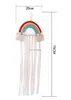 Lace Cloud Rainbow Room Home Decor Tassel Macrame Wall Hanging Bow Knot Ornament Interior Decoration