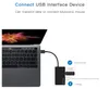 USB 3.0 HUB 4 Port High Speed ​​Data Transfer ConvertION Support Mutli Systems Plug and Play Vubs Adapter