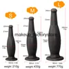 Massage Large Size Dildo Female Butt Plug Wine Bottle Shape Silicone Anal Toy Anal Expander for Adult Erotic Sex Toys for Women's Anus