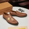 A1 Chaussures habillées de haute qualité pour marques douces Chaussures en cuir véritable pour hommes Chaussures à bout pointu Designer pour hommes Oxfords d'affaires Chaussures décontractées