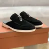 Luxury Mules Lady Women Half Slipper Shoes Casual Style Design Instagram Sälj tofflor Drop Shippment Lo2880