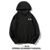 Hommes Hoodies Femmes Sweat y3 Noir Alphabet Coton Pull Imprimé Lâche Casual Veste Chandails