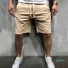 Heren zomer shorts pantalones effen kleur running kleding hip hop sport leisure joggers ademend mannen joggingbroek kort