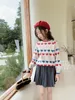 sweet baby girl sweater winter warm kids girls knitted soft sweaters children love printing clothing