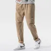 Varsanol broek Mannen Effen Zwart Joggingbroek Mannen Casual Streetwear Hip Hop Mens Joggers Broek Fashion Mens Kleding Gedrukt 4XL 210601