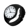 Relógio de quartzo Silicone Senhoras Relógios Soft Strap WristWatch Moda Estilo Clássico Womens WristWatches Montre de Luxe