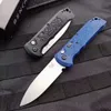 Benchmade 4400 Oto Katlanır Bıçak 3.4 "Saten S30V Damla Noktası Bıçak, Dokulu Grivory Kolları Açık Survival Yürüyüş Kendi Kendini Savunma EDC Taktik Otomatik Bıçaklar