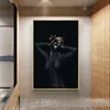 Afrikanische schwarze Frau Poster Sexy Mädchen Bild Leinwand Malerei Wand Kunst für Wohnzimmer Dekoration Poster und Drucke