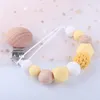 Baby Pacifier Clip Silicone Teether Pacifiers Clips Te Finger Team Toy Toy Newborn Worther Holder Minal Chired подарок YYFA182