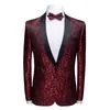 Costumes pour hommes Blazers robe de mariée bordeaux 4 couleurs col châle ensemble de bal personnalisé Slim marié smoking 2 pièces vêtements décontractés219J