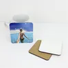 Sublimation Square Cup Mat Blank Cork Wood Heat Insulation Coaster MDF Material Household Supply Party Favor DB812