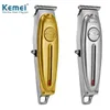 Kemei Professional Hair Clipper 모든 금속 남성 전기 무선 트리머 0mm 대머리 T 블레이드 마감 컷 머신 1949 2112292973578