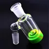 Nyaste designglas￥tervinning av catcher -adapter 14mm 18mm manlig kvinna med f￤rgglad silikonf￶rvaringsl￥da f￶r glasvattenbongar dab riggar