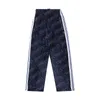 mens pants sports trousers classic Butterfly embroidery velvet fabric hip hop womens couple loose casual Straight pants