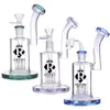 Royal Glass Bongs 6 arm träd perc tjockt vatten Pipe Heady Dab Rigs vattenpipor Bägare Shisha med 14 mm skål 7''