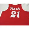 Personalizzato 009 Youth women Vintage LARRY FINCH RED Sounds RETRO 1972-74 Home # Basketball Jersey Taglia S-5XL o personalizzato con qualsiasi nome o numero di maglia