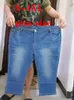 4xl plus storlek jeans kvinnor byxor sommarbyxor denim shorts kalv-längd byxa kvinnlig skinny mitten midja svart vit 211129