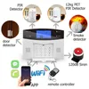 WiFi Smart Anti-thft Inbrott GSM-system Trådlös säkerhet Hem WiFi Motion Sensor Magnet Alarm Tuya Alexa Google