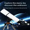 망원경 쌍안경 HD 전문 천문학적 인 고품질 강력한 단안 150x 슈퍼 줌 밤 시력 관찰 별 별 탐험 공간