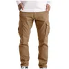 Pantalons pour hommes Hommes Casual Summer Male Cargo Pantalons Work Wear Combat Safety Full Sport Pant Pantalon Homme Plus Size