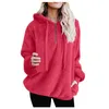 Felpe con cappuccio Harajuku Donna Streetwear Giacca in cotone Cappotto caldo inverno Top Felpa con cappuccio oversize Felpa con cappuccio da donna Pullover Y1118