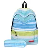 Sacs de plein air # H40 Preppy Girls Sac à dos école pour adolescente double sac à bandoulière Star Sky Imprimer Femmes Voyage Sacs à dos Sac A Dos