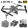 L106 Pro 2 4K Dual-Kamera 5G-WLAN-Drohne, Simulatoren, 2-Achsen-Anti-Shake-Gimbal, GPS-Smart-Following, bürstenloser Motor, automatische Rückkehr mit geringem Stromverbrauch, RC-Entfernung 1200 m, 2-1
