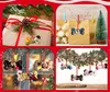 8 Style Sublimacja Puste Wisiorki Transfer Thermal Christmas Dekoracje Ozdoby MDF Okrągły Star Snow Shape Druk Drzewo Drzewo Dekory DIY Family Photo