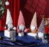 Natal gnomos decorações artesanais Sueco Scandinavian Figurine Plush Table Ornaments DD622