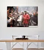 Kid Cudi e Kanye Poster Pintura de impressão Decoração de casa emoldurada ou não moldada Material fotopérico